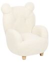 Teddy Kids Armchair Bear White MELBU_886876