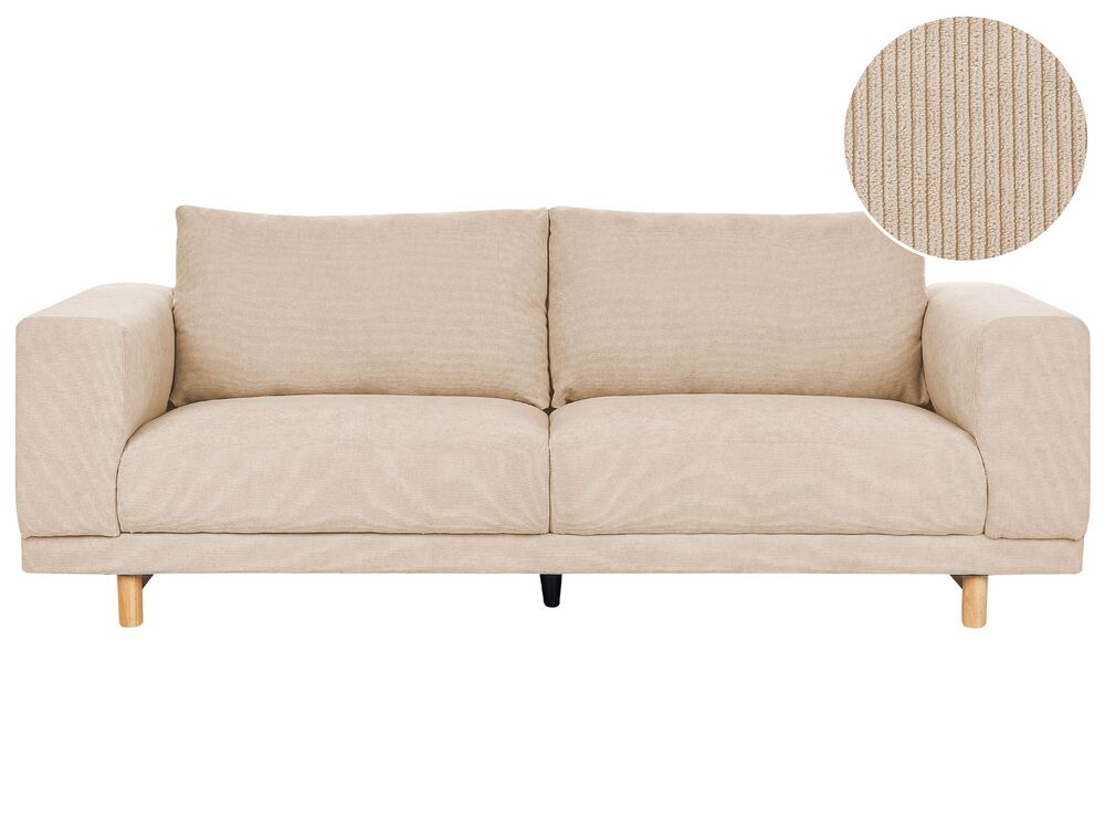 Sofá 3 plazas NIVALA Pana Beige
