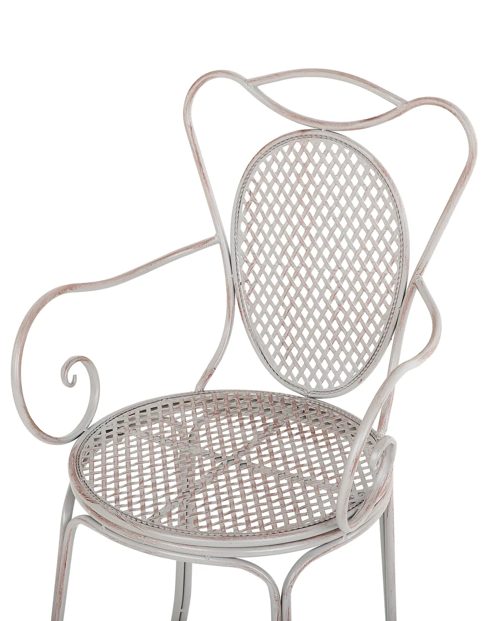 Set of 2 Garden Chairs CILENTO Metal Grey_763390