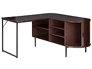 Sarok íróasztal SOLARI 140 cm 140 cm Sötétbarna_1191546
