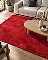 Alfombra de pelo largo EVREN Rojo 140 x 200 cm