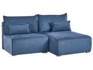 Modular Corner Sofa NERBO Fabric Blue Left Hand_1035009
