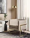 Armchair SIRKKA Velvet Taupe