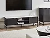 TV Stand GLASTONBURY Marble/ Black