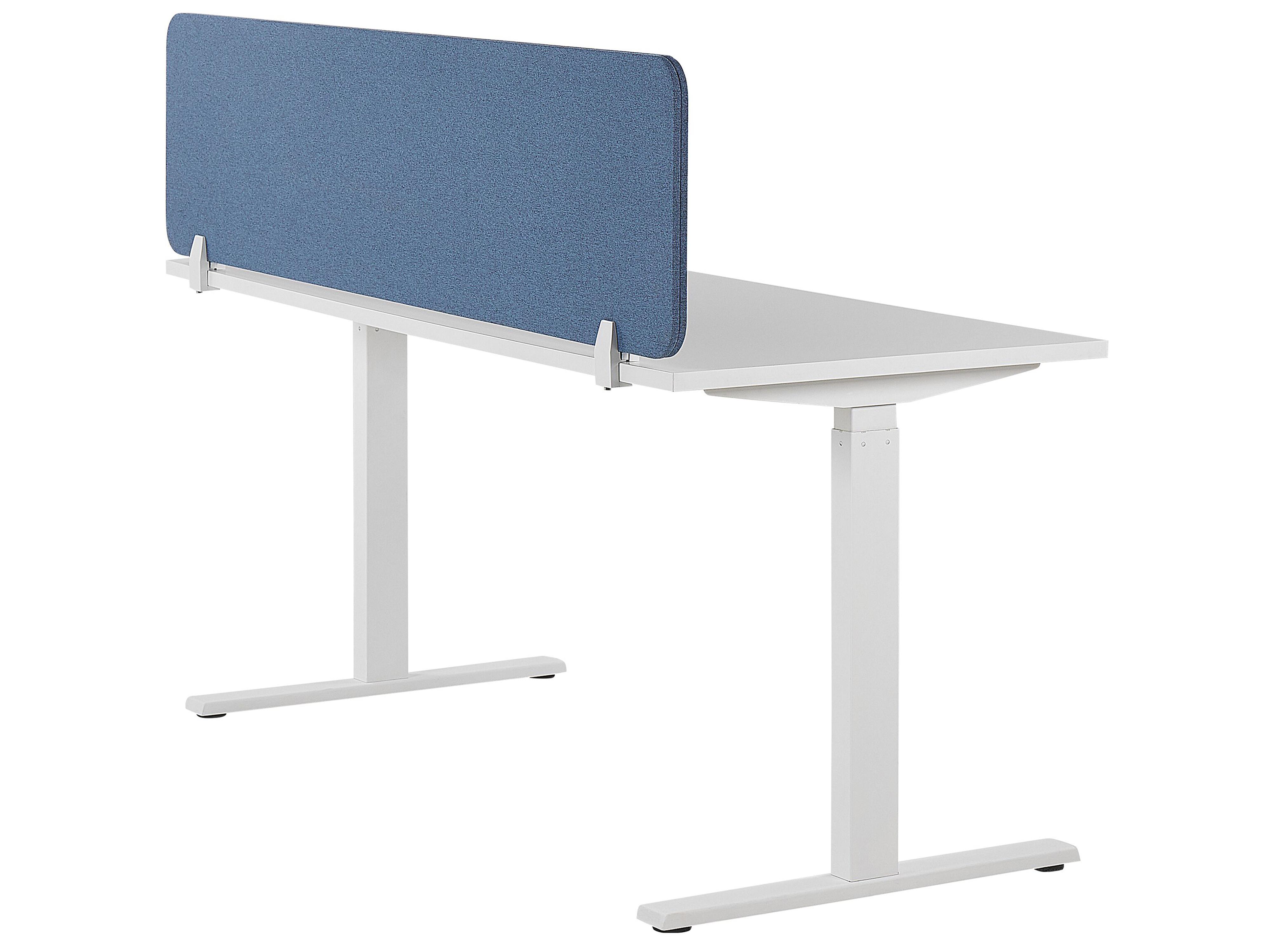 Desk Screen 160 x 40 cm Blue WALLY_800685