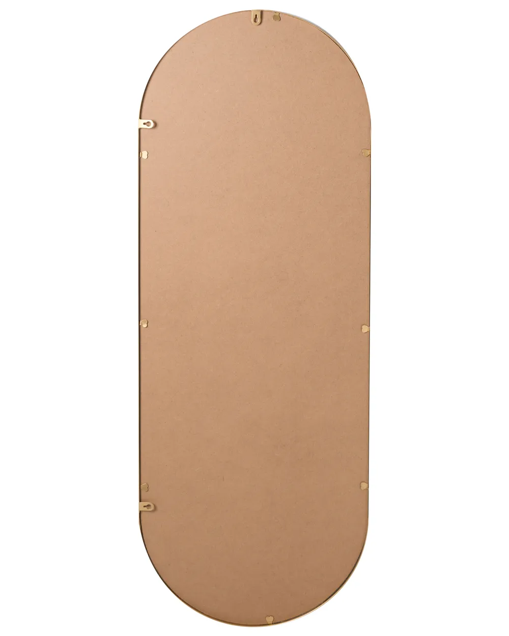 Lustro ścienne AZEVILLE 46 cm 122 cm Metal Złoty_997724