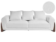 Divano 3 posti VINLIDEN Bouclé Bianco_1048363
