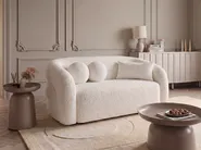 Divano 2 posti EGEDAAL Bouclé Bianco_1055899