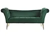 Chaise longue NANTILLY Terciopelo Verde oscuro