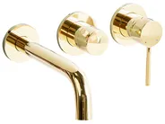 Wall Mounted Bath Shower Mixer Tap JAVIRA Gold_986865