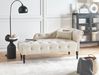Chaise longue versione destra IVRY Velluto Beige chiaro