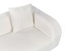 Right Hand Boucle Chaise Lounge White LE CRAU_923673