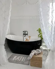 Freestanding Bathtub ANTIGUA 1800 x 780 mm Black_824432
