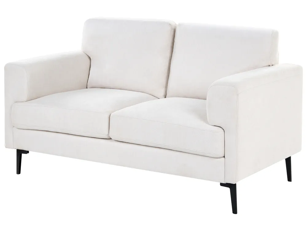 Living Room Set 7 Seater LOUSTO Fabric Light Beige_1043978