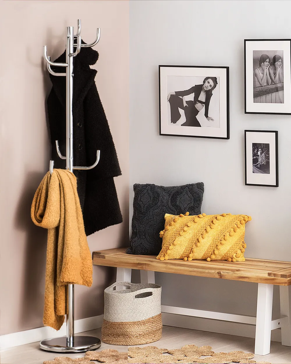 Small coat stand top