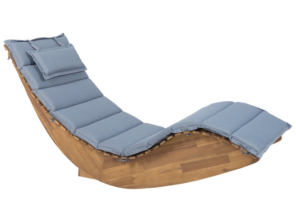 Wooden garden loungers with cushions online