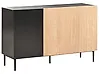 Cabinet BLYTHE Natural Ash Wood Black