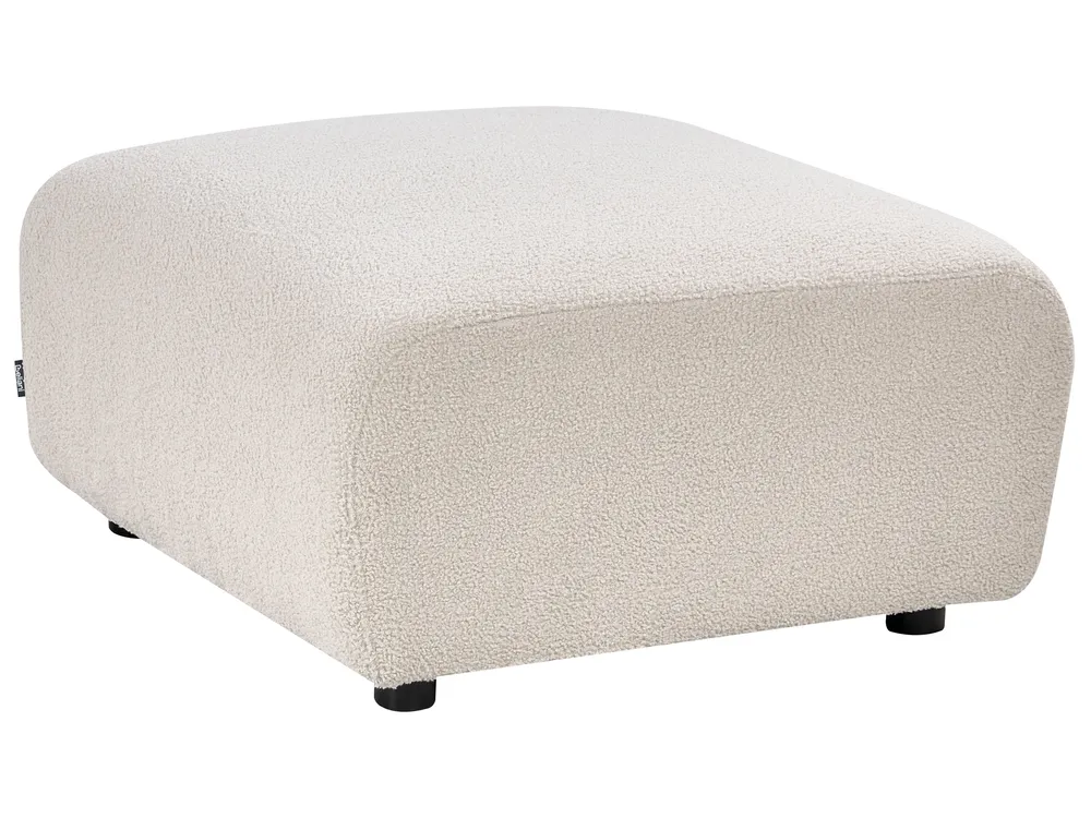 Ottoman KIVVIK Boucle Off-White_1045612