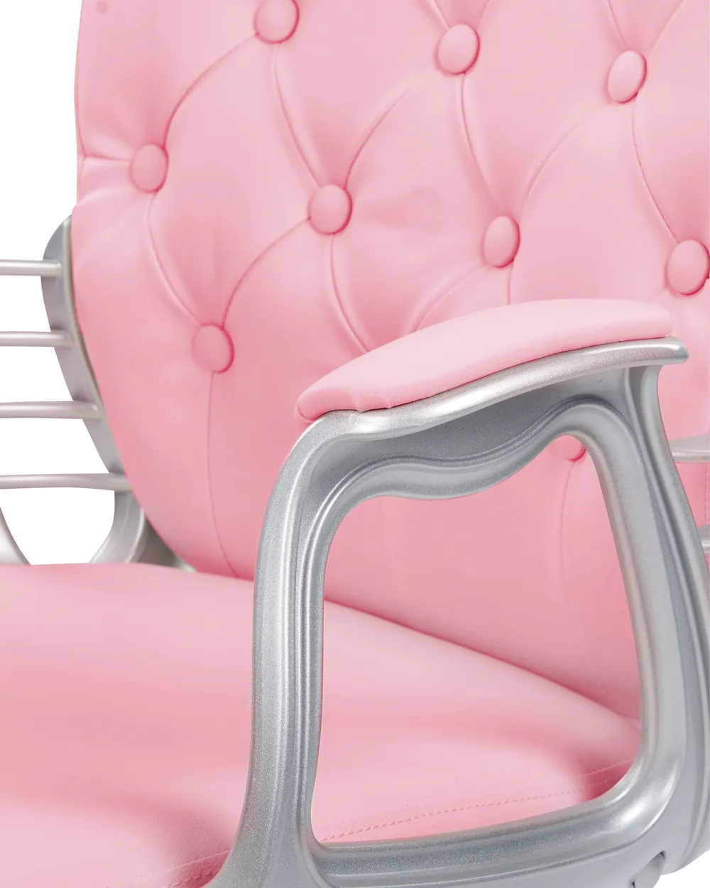 Sedia da scrivania PRINCESS Pelle sintetica Rosa_1082174