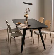 Set of 4 Dining Chairs ASTORIA Beige_1063839