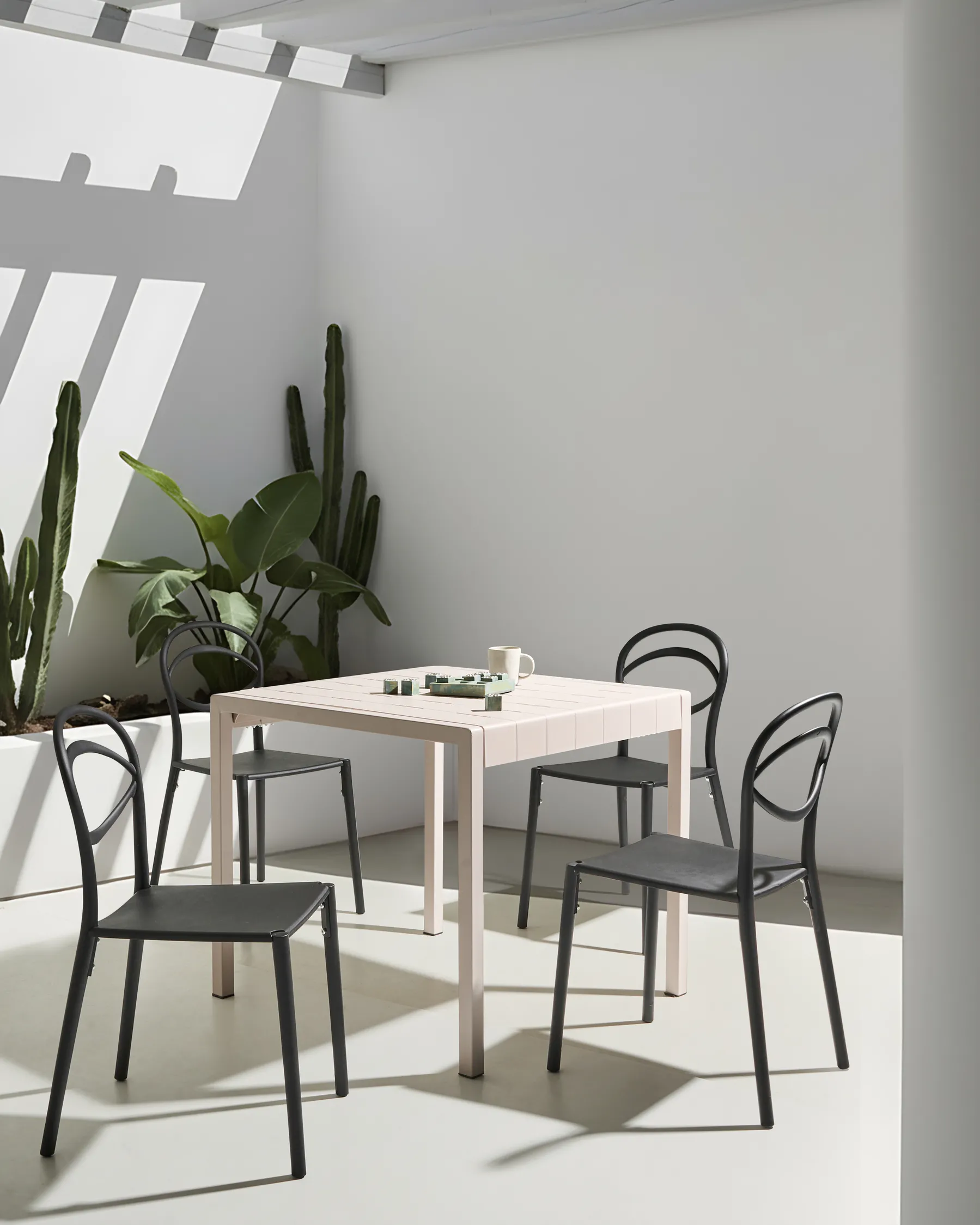 Set di 4 sedie da giardino COVOLO Nero_1017288