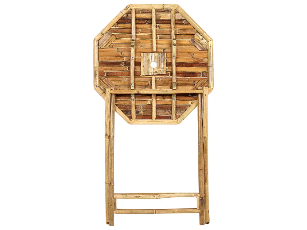 Stolik bistro MOLISE 85 cm 85 cm Bambus Jasnobrązowy_839872