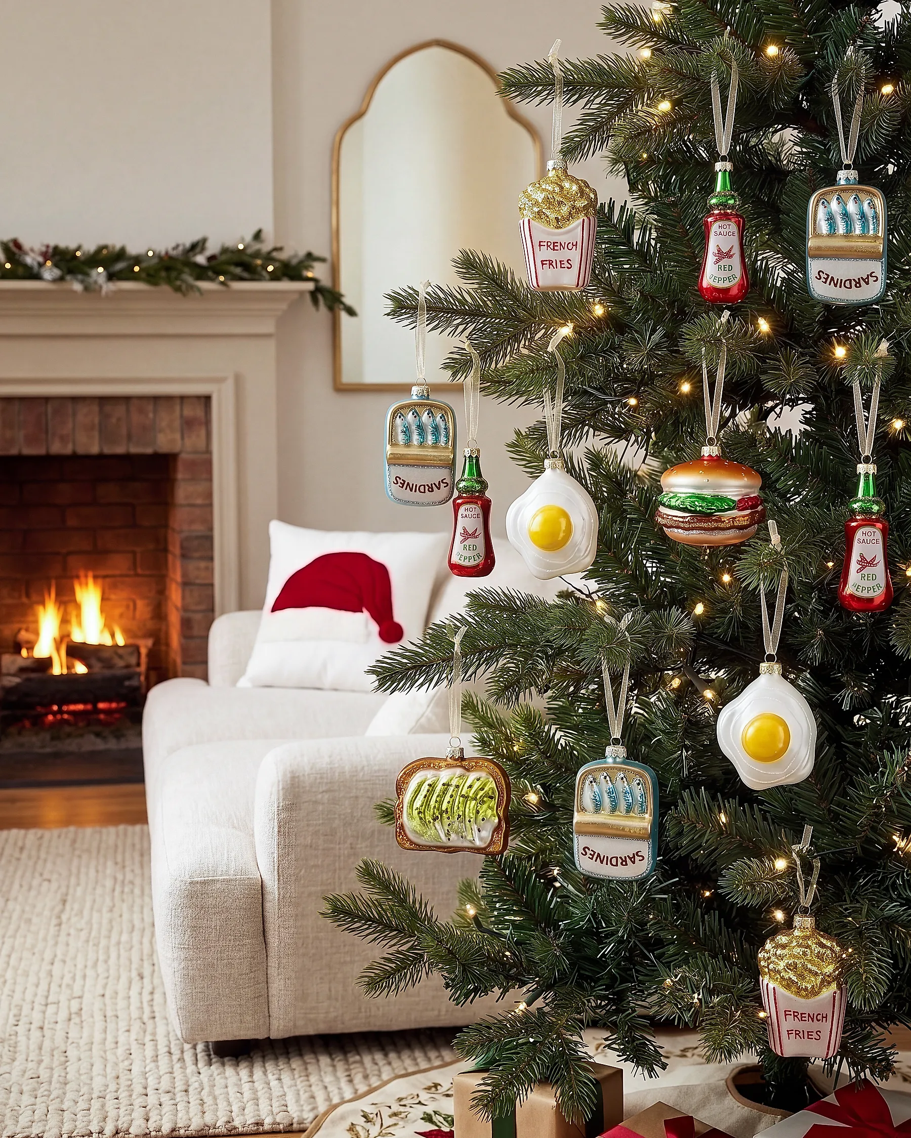 Set of 12 Baubles SNOWLIGHT Glass Multicolour_1191715