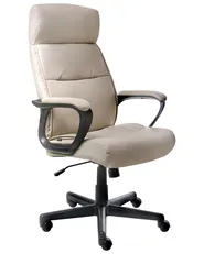 Poltrona da scrivania GURU Pelle sintetica Beige_1008711