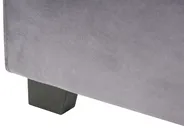 Waterbed Velvet ROUEN 180 x 200 cm (EU Super King) Dark Grey_1004732