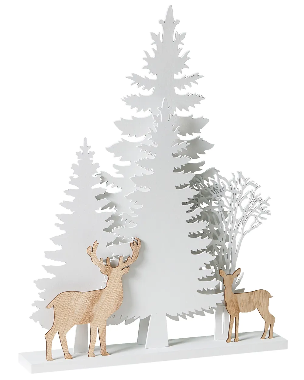 Decorazione natalizia LED GISSELAN 45 cm Bianco_1020681