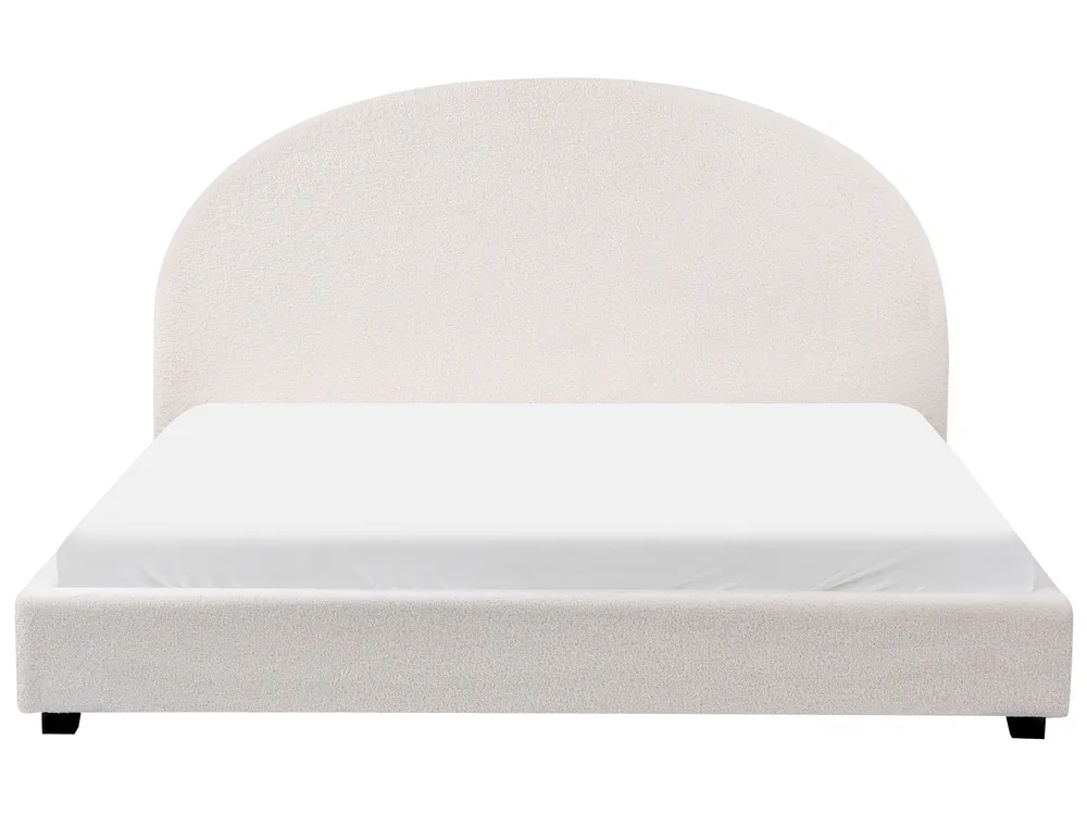 Bed Boucle VAUCLUSE 180 x 200 cm (EU Super King) Off-White_977173