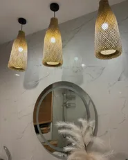 Pendant Lamp LWELA Bamboo Wood Natural_978261