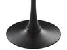 Mesa de jantar quadrada castanho claro e preto 90 x 90 cm BOCA_821604