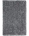 Dywan shaggy CIDE Czarny/ biały 140 x 200 cm