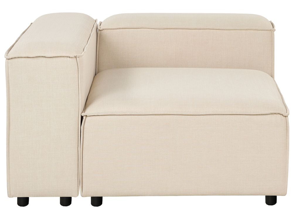 Module d'angle ARDAL Tissu Beige Côté droit