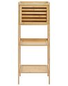 Bamboo Bathroom Shelving Unit Light Wood BECKLEY _927214