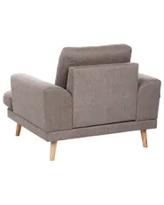 Armchair KILDAL Fabric Brown_1058390