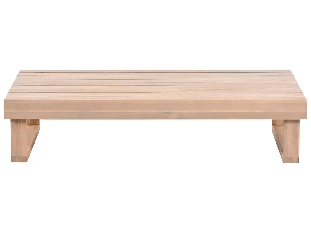 Set da giardino con tavolo 5 posti MARETTIMO Legno di acacia certificato Beige_1154151