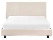 Bed Fabric ALBI 140 x 200 cm (EU Double) Beige_964574