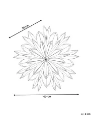 Dekoracja świąteczna SVEDAN 60 cm Gwiazda Złamana biel_1031652