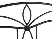 Łóżko Metal ANTLIA 140 x 200 cm Czarny_806578