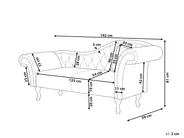 Chaise longue versione destra LATTES II con cuscino Velluto Grigio_954738