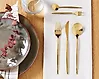 30 Piece Cutlery Set RIGATONI Gold