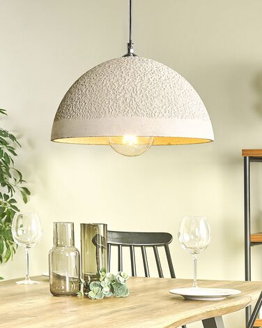 Concrete Pendant Lamp Grey TANANA