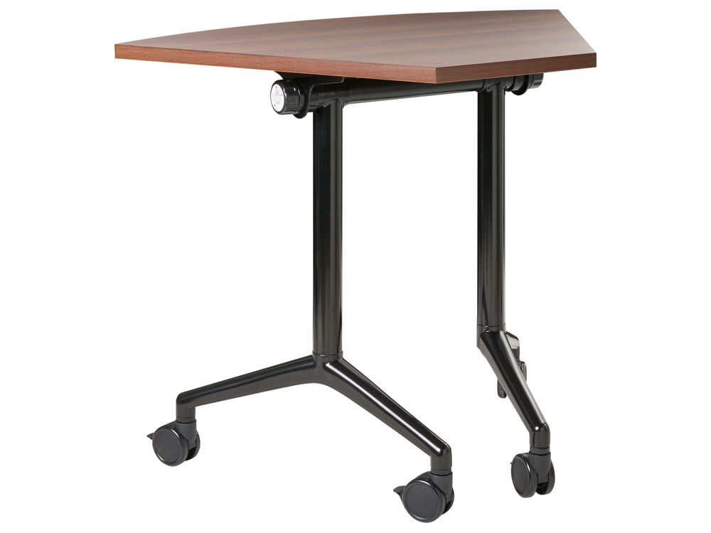 Inklapbare hoekbureau-module CAVI 90 cm 64 cm Donkerbruin