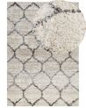 Shaggy Area Rug 200 x 300 cm Light Beige and Grey YEREVAN_854817