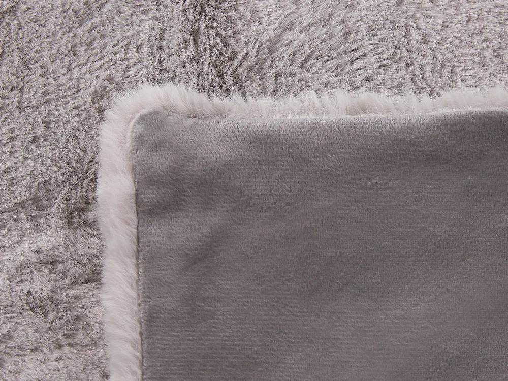 Kuscheldecke CHAAB 150 x 200 cm Hellgrau_789976