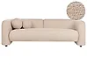 Sofa 3 Seater LEIREN Boucle Beige
