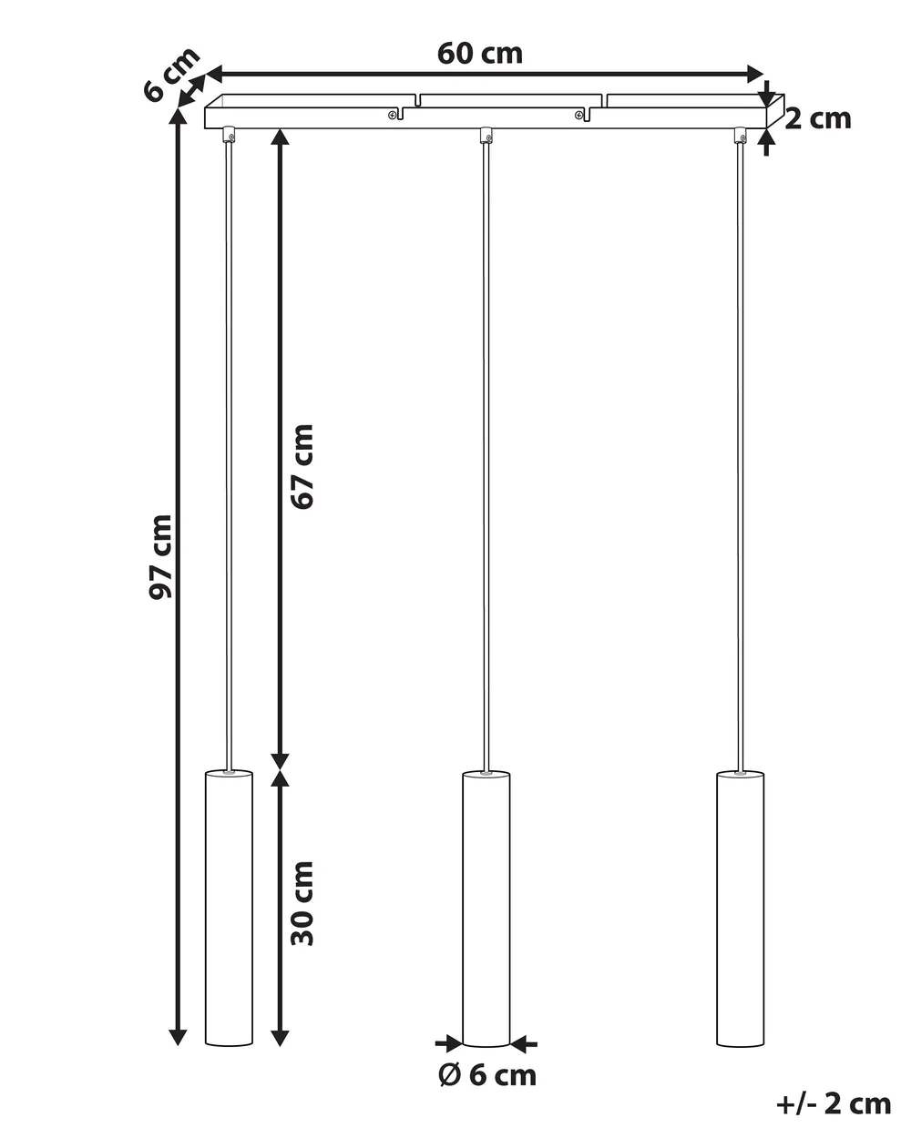 Pendant Lamp BROSNA Metal Brass_840490