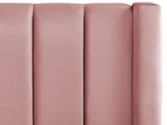 Bed with Storage Bench NOYERS Velvet Pink 140 x 200 cm (EU Double)_834499